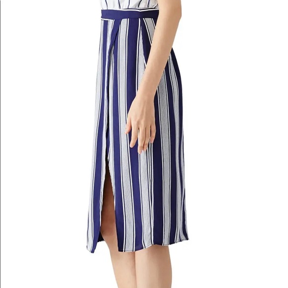 Lovers + Friends Striped Halter Dress | S | Navy/White - Picture 4 of 7